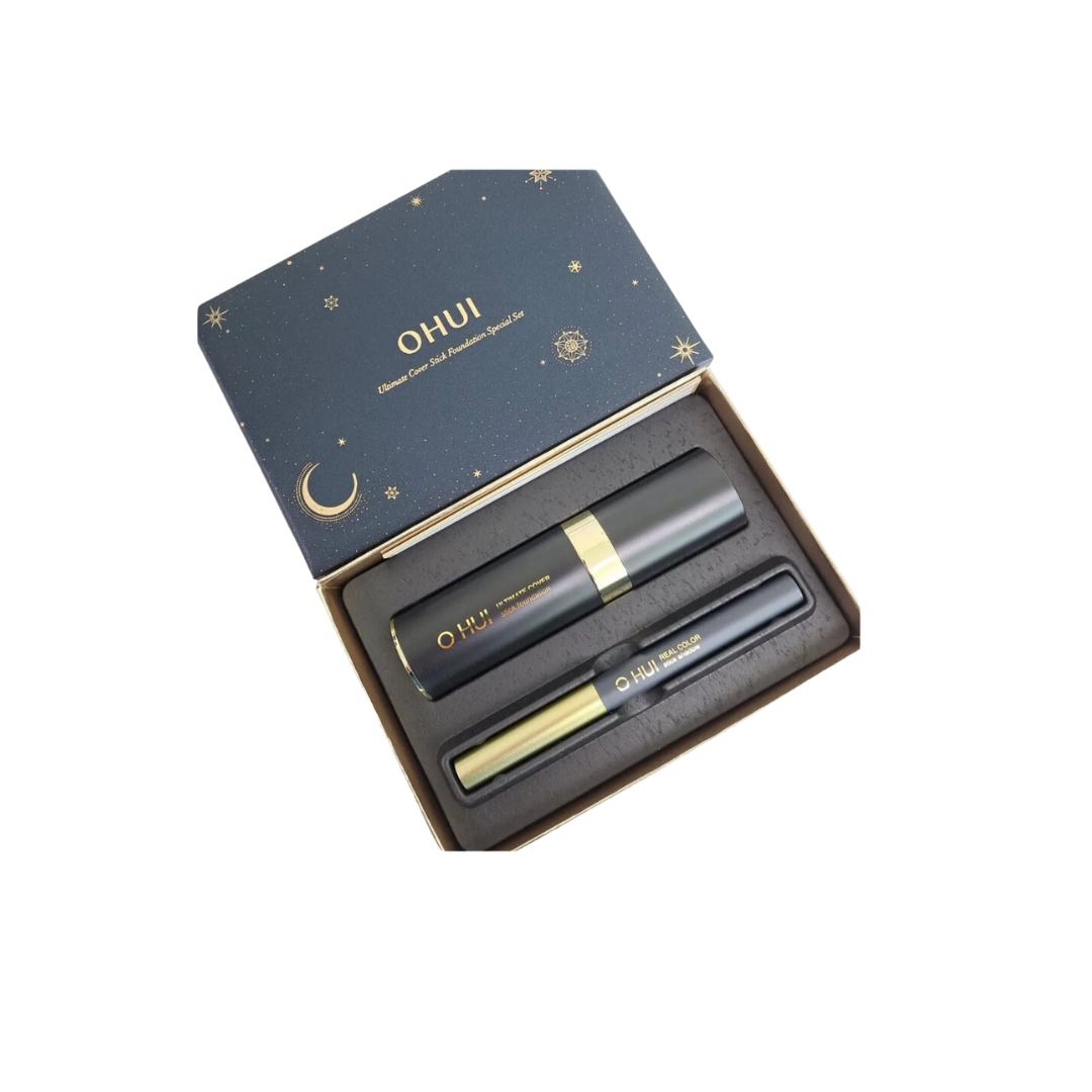 OHUI Ultimate Cover Stick Foundation Milk Beige Color Special Set
